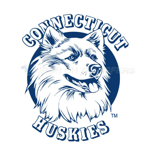 UConn Huskies Iron-on Stickers (Heat Transfers)NO.6664